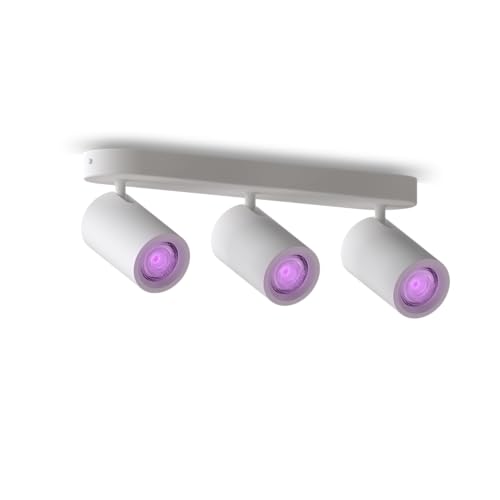 CALEX Smart LED Deckenstrahler, 3-flammig oval, schwenkbar, RGB-Farben & kalt- bis warmweiß Licht, dimmbar, WLAN App- & Sprachsteuerung, Weiß CALEX Smart LED Deckenstrahler, 3-flammig oval, schwenkbar, RGB-Farben & kalt- bis warmweiß Licht, dimmbar, WLAN App- & Sprachsteuerung, Weiß von CALEX