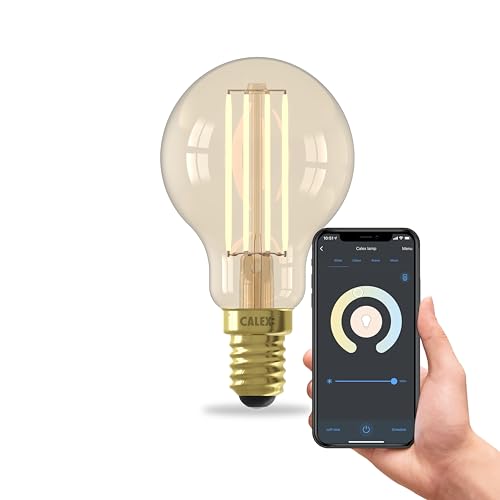 CALEX Smart WLAN Glühbirne E14, P45, Filament LED Leuchtmittel, Warmweiß Licht CALEX Smart WLAN Glühbirne E14, P45, Filament LED Leuchtmittel, Warmweiß Licht von CALEX