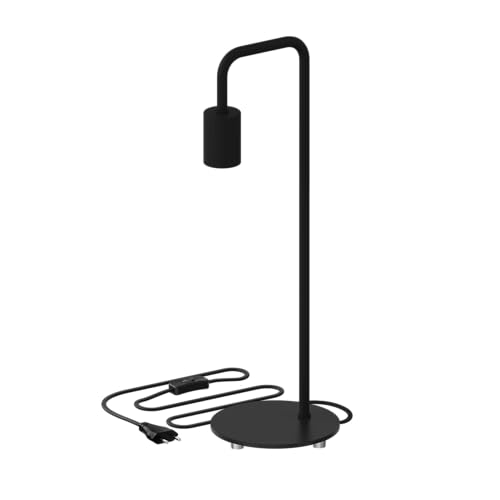 CALEX Tischlampe U-Line, 53 cm Höhe, Schwarz, Tischleuchte mit E27-Fassung, ohne Leuchtmittel von CALEX
