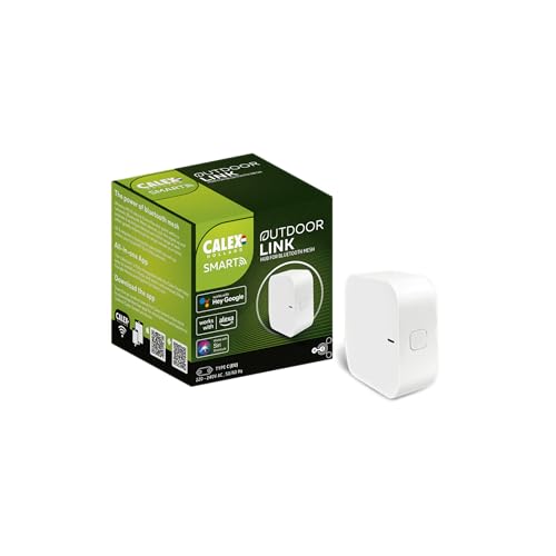 Calex Smart Outdoor Gateway, Plug In Hub für Smart Gartenprodukte, Bluetooth Mesh für Gartenbeleuchtung von CALEX