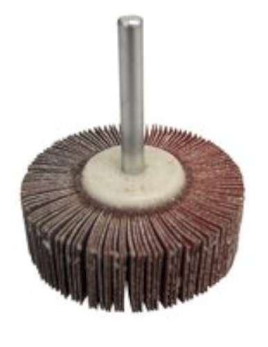 CALFLEX RV3010/6.40 - Ruedas mil hojas con vástago RV (Ø Ext. 30 mm; Espesor 10 mm; Vástago 6 mm; Grano 40) von Calflex