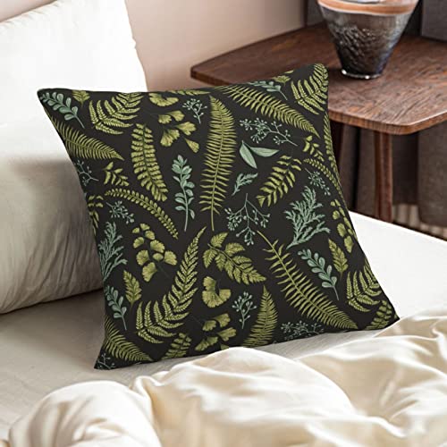 CALHogar Frühlings-Kissenbezug, Walddekoration, dunkle Akademie-Raumdekoration, grüner Kissenbezug, Waldgrün, Pflanzenkissen, botanische Dekoration, Überwurf-Kissenbezüge, 45,7 x 45,7 cm, CALHogar Frühlings-Kissenbezug, Walddekoration, dunkle Akademie-Raumdekoration, grüner Kissenbezug, Waldgrün, Pflanzenkissen, botanische Dekoration, Überwurf-Kissenbezüge, 45,7 x 45,7 cm, von CALHogar