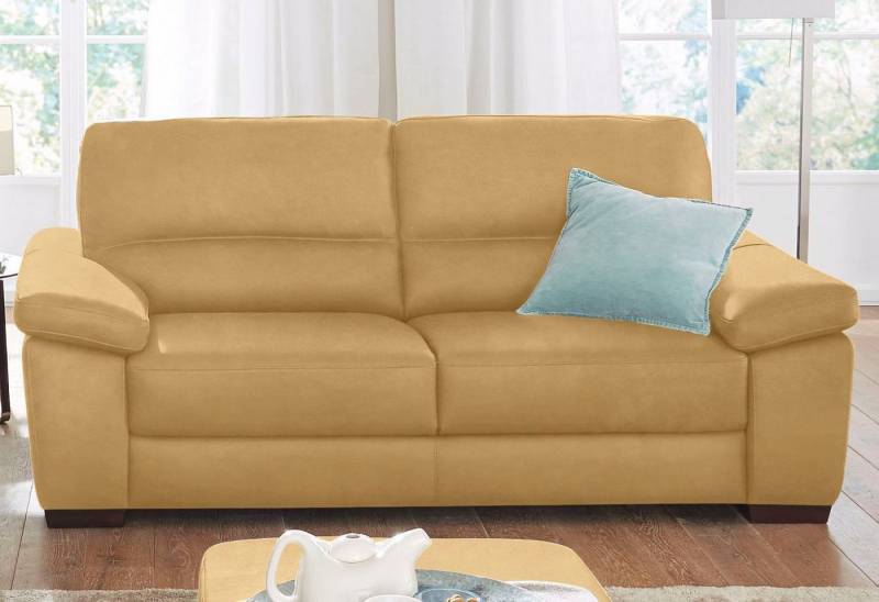 CALIA ITALIA 2-Sitzer Gaia, Sofa im edlen Design und mit erstklassigem Sitzkomfort, aus pflegeleichtem Luxus-Microfaser Ginevra Hydro Care von CALIA ITALIA