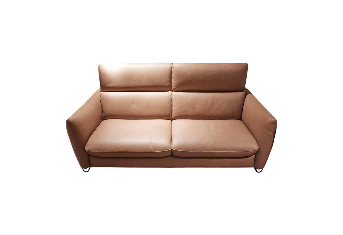 CALIA ITALIA 2-Sitzer Sofa Confetto Leder Nature Terra 74 Braun Metallfüße Schwarz CALIA ITALIA 2-Sitzer Sofa Confetto Leder Nature Terra 74 Braun Metallfüße Schwarz von CALIA ITALIA