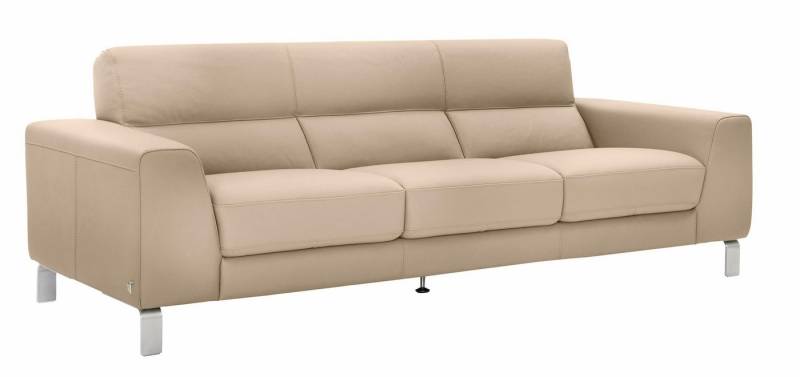 CALIA ITALIA 3-Sitzer Simon, toller Sitzkomfort, italienisches Designsofa, in zwei Lederqualitäten von CALIA ITALIA