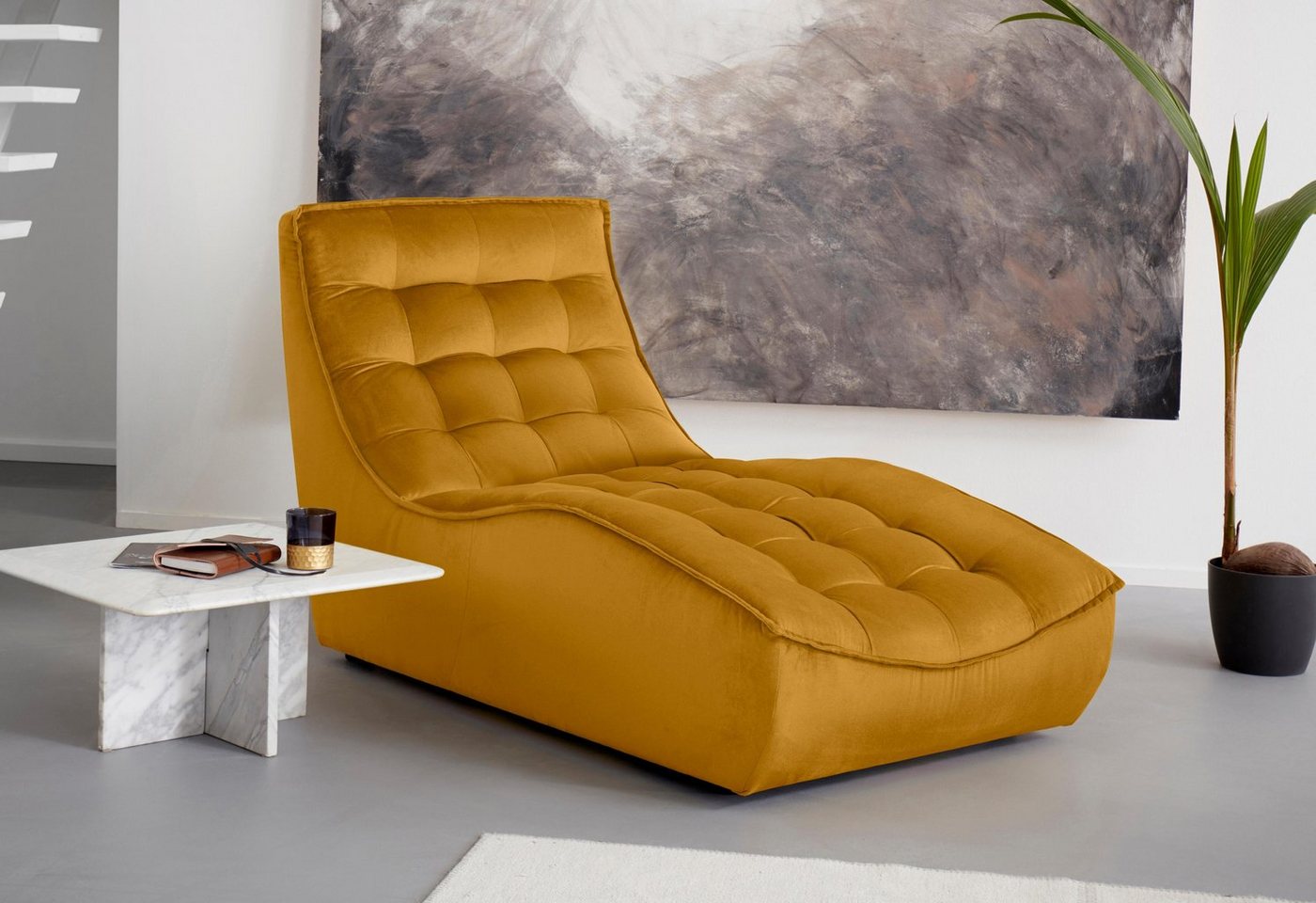 CALIA ITALIA Chaiselongue Banjo, Designsofa, erstklassiger Sitzkomfort, als Einzelelement, oder als Modulsofa mit den passenden Erweiterungselementen stellbar von CALIA ITALIA