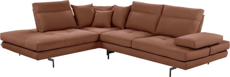 CALIA ITALIA Ecksofa Toby Wing, Komfortsofa mit Sitzkomfort der Extraklasse, L-Form, Sitztiefenverstellung, wahlw. mit Kissen-Set,Füße schwarz matt CALIA ITALIA Ecksofa Toby Wing, Komfortsofa mit Sitzkomfort der Extraklasse, L-Form, Sitztiefenverstellung, wahlw. mit Kissen-Set,Füße schwarz matt von CALIA ITALIA