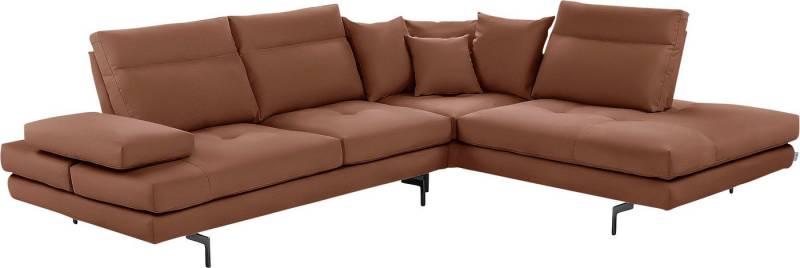 CALIA ITALIA Ecksofa Toby Wing, Komfortsofa mit Sitzkomfort der Extraklasse, L-Form, Sitztiefenverstellung, wahlw. mit Kissen-Set,Füße schwarz matt CALIA ITALIA Ecksofa Toby Wing, Komfortsofa mit Sitzkomfort der Extraklasse, L-Form, Sitztiefenverstellung, wahlw. mit Kissen-Set,Füße schwarz matt von CALIA ITALIA