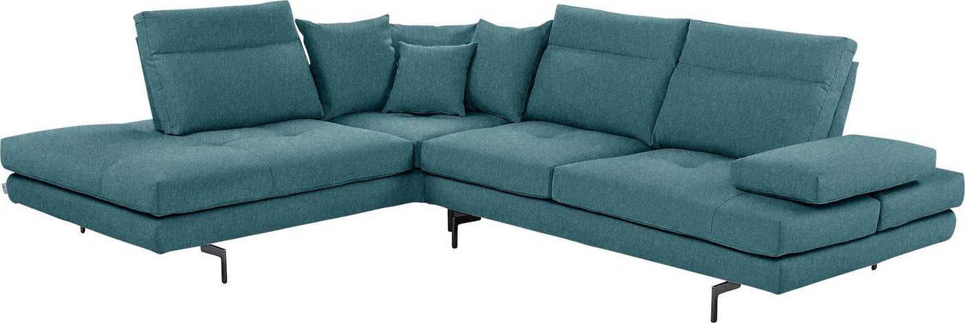 CALIA ITALIA Ecksofa Toby Wing, Komfortsofa mit Sitzkomfort der Extraklasse, L-Form, Sitztiefenverstellung, wahlw. mit Kissen-Set,Füße schwarz matt CALIA ITALIA Ecksofa Toby Wing, Komfortsofa mit Sitzkomfort der Extraklasse, L-Form, Sitztiefenverstellung, wahlw. mit Kissen-Set,Füße schwarz matt von CALIA ITALIA