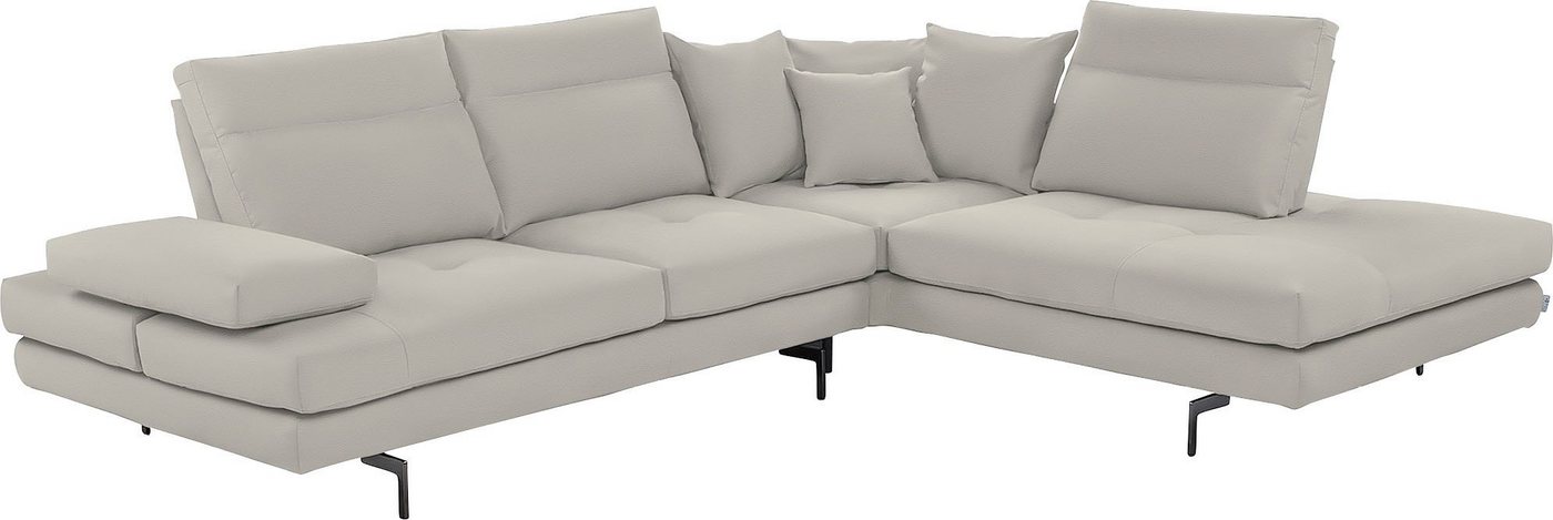 CALIA ITALIA Ecksofa Toby Wing, Komfortsofa mit Sitzkomfort der Extraklasse, L-Form, Sitztiefenverstellung, wahlw. mit Kissen-Set,Füße schwarz matt CALIA ITALIA Ecksofa Toby Wing, Komfortsofa mit Sitzkomfort der Extraklasse, L-Form, Sitztiefenverstellung, wahlw. mit Kissen-Set,Füße schwarz matt von CALIA ITALIA