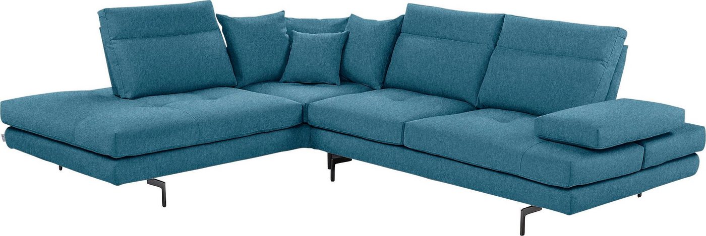 CALIA ITALIA Ecksofa Toby Wing, Komfortsofa mit Sitzkomfort der Extraklasse, L-Form, Sitztiefenverstellung, wahlw. mit Kissen-Set,Füße schwarz matt CALIA ITALIA Ecksofa Toby Wing, Komfortsofa mit Sitzkomfort der Extraklasse, L-Form, Sitztiefenverstellung, wahlw. mit Kissen-Set,Füße schwarz matt von CALIA ITALIA