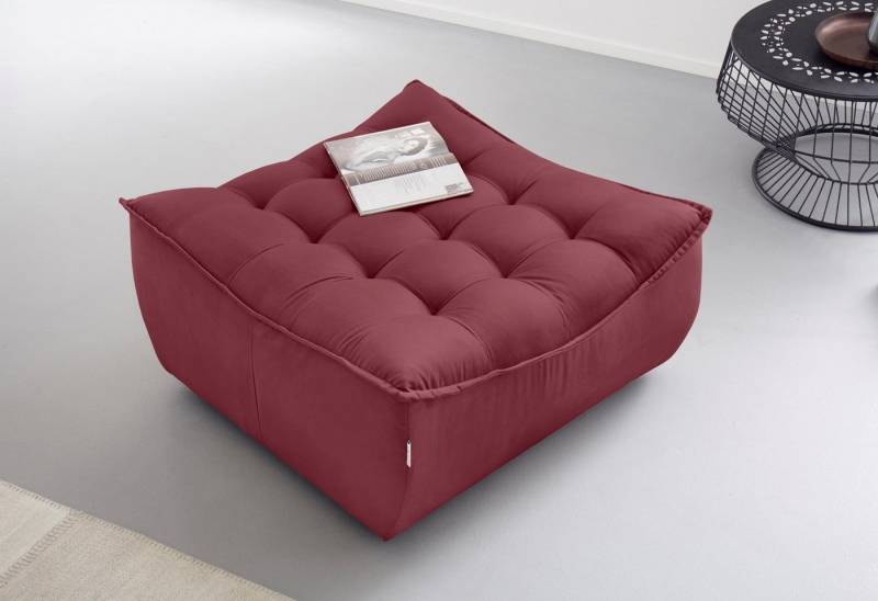 CALIA ITALIA Hocker Banjo, Designhocker in toller Optik und erstklassigem Sitzkomfort, in Kombination mit den passenden Modulen ein Blickfang im Wohnzimmer von CALIA ITALIA
