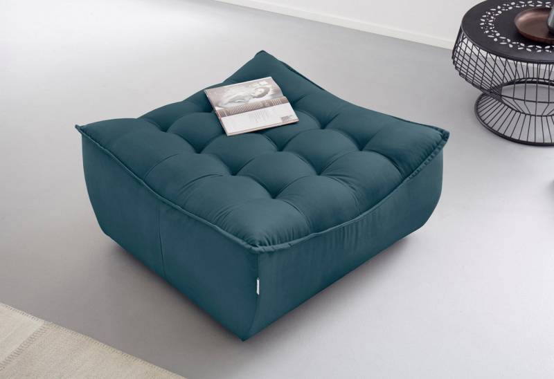 CALIA ITALIA Hocker Banjo, Designhocker in toller Optik und erstklassigem Sitzkomfort, in Kombination mit den passenden Modulen ein Blickfang im Wohnzimmer von CALIA ITALIA