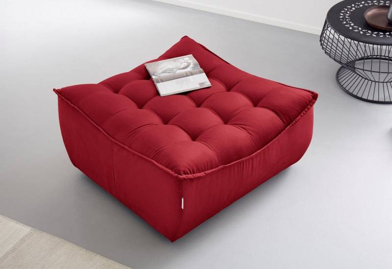 CALIA ITALIA Hocker Banjo, Designhocker in toller Optik und erstklassigem Sitzkomfort, in Kombination mit den passenden Modulen ein Blickfang im Wohnzimmer von CALIA ITALIA