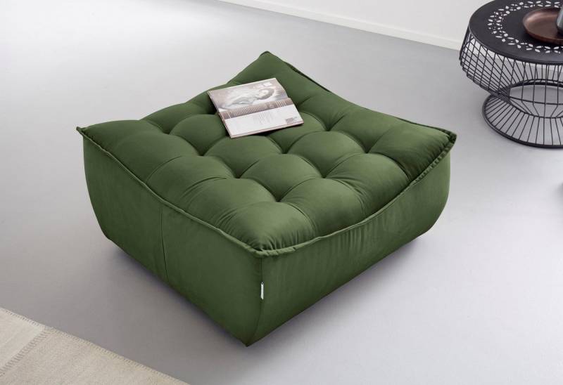 CALIA ITALIA Hocker Banjo, Designhocker in toller Optik und erstklassigem Sitzkomfort, in Kombination mit den passenden Modulen ein Blickfang im Wohnzimmer von CALIA ITALIA