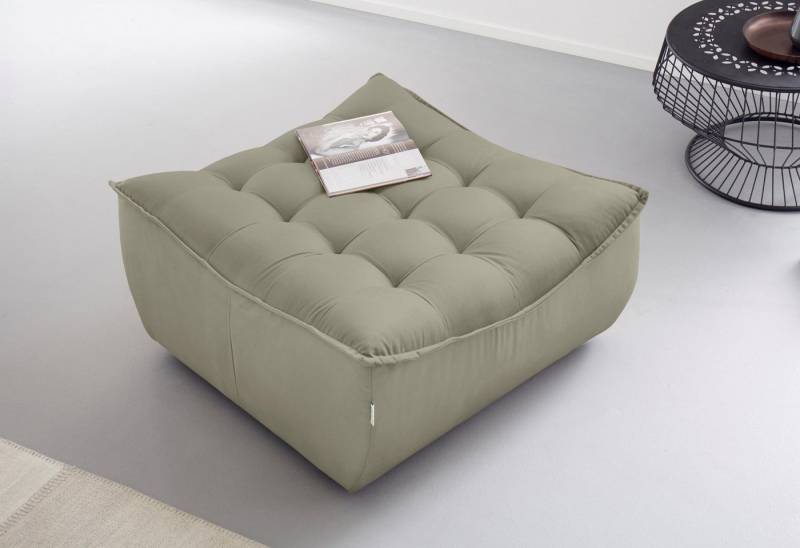 CALIA ITALIA Hocker Banjo, Designhocker in toller Optik und erstklassigem Sitzkomfort, in Kombination mit den passenden Modulen ein Blickfang im Wohnzimmer von CALIA ITALIA