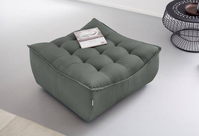 CALIA ITALIA Hocker Banjo, Designhocker in toller Optik und erstklassigem Sitzkomfort, in Kombination mit den passenden Modulen ein Blickfang im Wohnzimmer von CALIA ITALIA