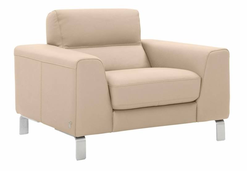 CALIA ITALIA Sessel Simon Loungesessel, Designsessel, sehr bequem, in zwei Lederqualitäten von CALIA ITALIA