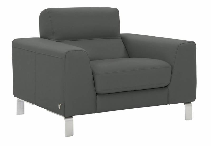 CALIA ITALIA Sessel Simon Loungesessel, Designsessel, sehr bequem, in zwei Lederqualitäten von CALIA ITALIA