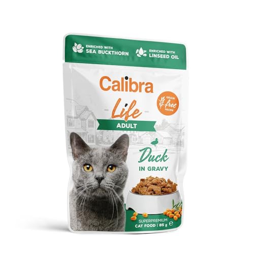 CALIBRA CAT LIFE POUCH ADULT PATO EN SALSA 28X85GR CALIBRA CAT LIFE POUCH ADULT PATO EN SALSA 28X85GR von CALIBRA