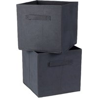 Aufbewahrungswürfel aus Vliesstoff 28x28cm - 2er Pack von CALICOSY