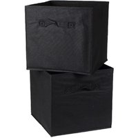 Aufbewahrungswürfel aus Vliesstoff 28x28cm - 2er Pack von CALICOSY