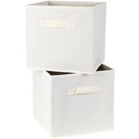 Aufbewahrungswürfel aus Vliesstoff 28x28cm - 2er Pack von CALICOSY