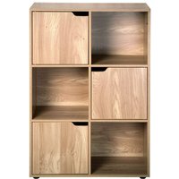 Calicosy - Möbelstück mit 6 Fächern und drei Türen - L60 cm von CALICOSY