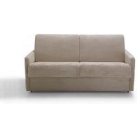 Schlafsofa mit 3 Plätzen aus geripptem Samt, 175 cm lang von CALICOSY