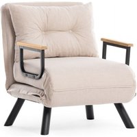 Calicosy - Sessel mit Stoffbezug und Metallfüßen, umwandelbar L67 cm – sando Calicosy - Sessel mit Stoffbezug und Metallfüßen, umwandelbar L67 cm – sando von CALICOSY