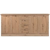 Calicosy - Sideboard 4 Türen und 4 Schubladen mit Metallgriffen B200 cm - timber Calicosy - Sideboard 4 Türen und 4 Schubladen mit Metallgriffen B200 cm - timber von CALICOSY