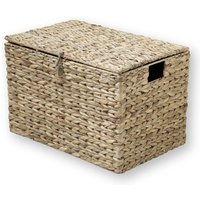 Wasserhyazinthen-Truhe mit Deckel - L50 x H33 cm von CALICOSY