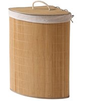 Eck-Wäschekorb aus Bambus - H60 cm von CALICOSY