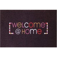 Eingangsteppich Motiv Welcome@home 50x80 cm Eingangsteppich Motiv Welcome@home 50x80 cm von CALICOSY