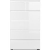 Hohe Kommode mit 6 Schubladen L80 x H131cm - Pretoria von CALICOSY