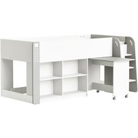 Calicosy - Kinderbett mit Schreibtisch und Stauraum 90x200 - Hampton von CALICOSY