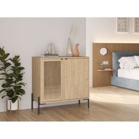 Kommode 2 Türen und Metallfüße Inca - L80 cm Kommode 2 Türen und Metallfüße Inca - L80 cm von CALICOSY