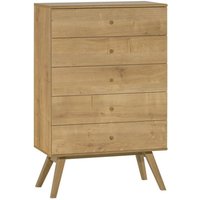 Kommode mit 5 Schubladen L75 cm - NATURE von CALICOSY