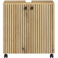 Unterschrank mit Rollen, 2 Türen L60 cm - PUREBLISS Unterschrank mit Rollen, 2 Türen L60 cm - PUREBLISS von CALICOSY