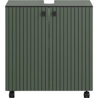 Unterschrank mit Rollen, 2 Türen L60 cm - PUREBLISS Unterschrank mit Rollen, 2 Türen L60 cm - PUREBLISS von CALICOSY