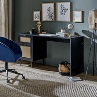 Vienna30A schwarzer Schreibtisch mit Korboptikfronten Vienna30A schwarzer Schreibtisch mit Korboptikfronten von CALICOSY