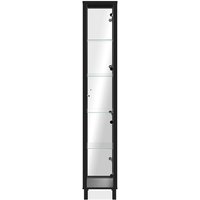 Vitrine mit 1 Tür und 4 Glasböden H189 cm – ALBI Vitrine mit 1 Tür und 4 Glasböden H189 cm – ALBI von CALICOSY
