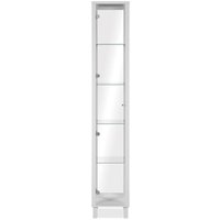 Vitrine mit 1 Tür und 4 Glasböden H189 cm – ALBI Vitrine mit 1 Tür und 4 Glasböden H189 cm – ALBI von CALICOSY