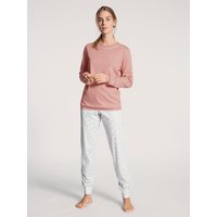 CALIDA Schlafanzug "Sweet Dreams", (2 tlg.), Interlock-Qualität, Langarm, Gummibund, Rundhals, bequem von CALIDA