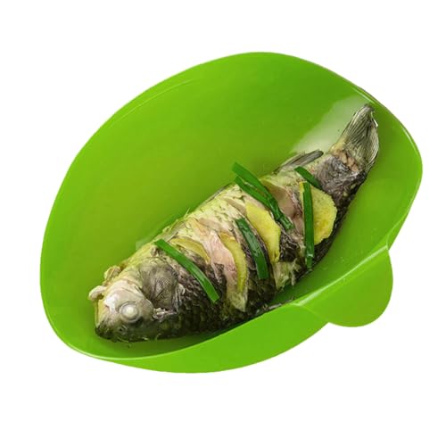 CALIDAKA Silikon-Brotschüssel, Brotbackform, Mikrowelle, Gemüse, Dampfgarer, Backteig, flexible weiche Kastenform für hausgemachtes Brot, Sauerteig (Farbe: Grün) von CALIDAKA