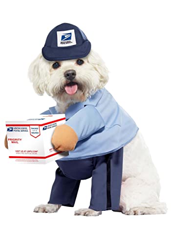 USPS Hundekostüm, Größe XS, Blau von California Costumes