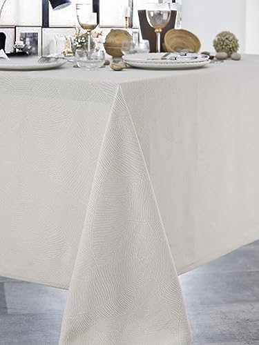 CALITEX Tischdecke Damast Aronia, Beige, 150 x 250 cm von CALITEX