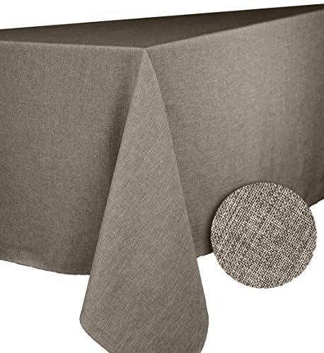 CALITEX Brom 3372360505547 Tischdecke rechteckig Polyester Taupe von CALITEX