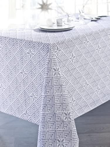 CALITEX Calypso Tischdecke, Polyester, Grau, 150 x 200 cm von CALITEX