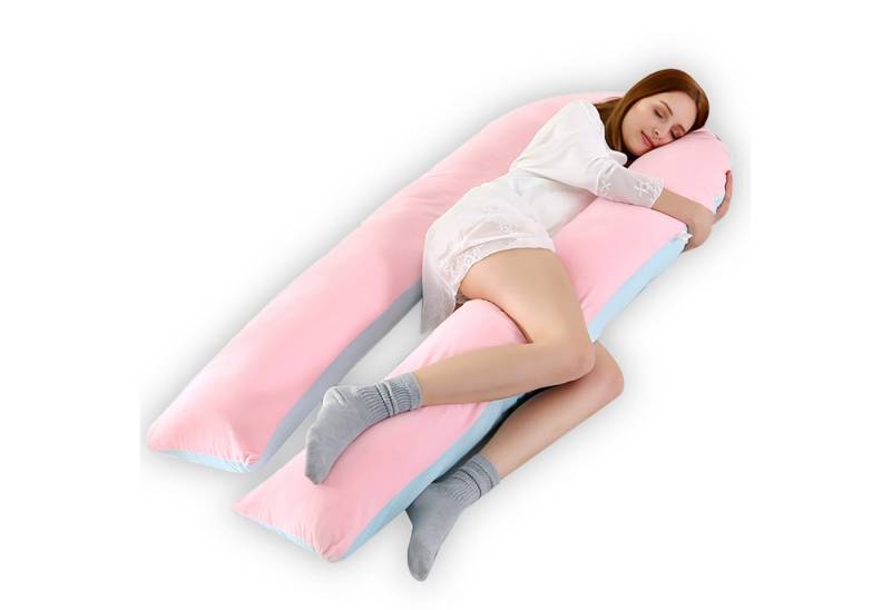 CALIYO Seitenschläferkissen Stillkissen, U-förmiges Schwangerschaftskissen zum Schlafen, Seitenkissen, Seitenschläferkissen ergonomisch geformt von CALIYO